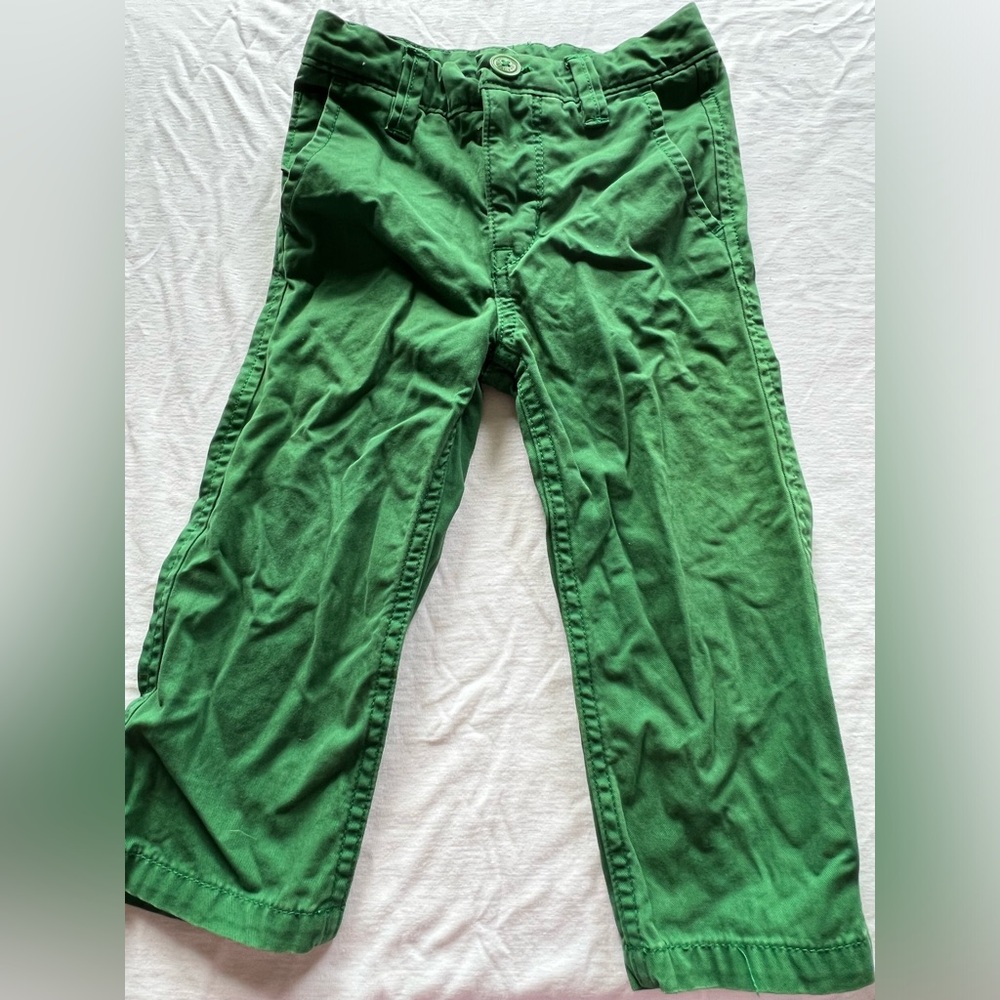 Gap Boys Green Chino (Khaki) Cotton Pants